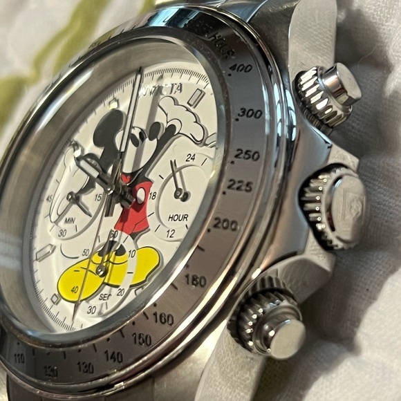 Invicta Silver Watch with Mickey Mouse Dial - Picture 4 of 14